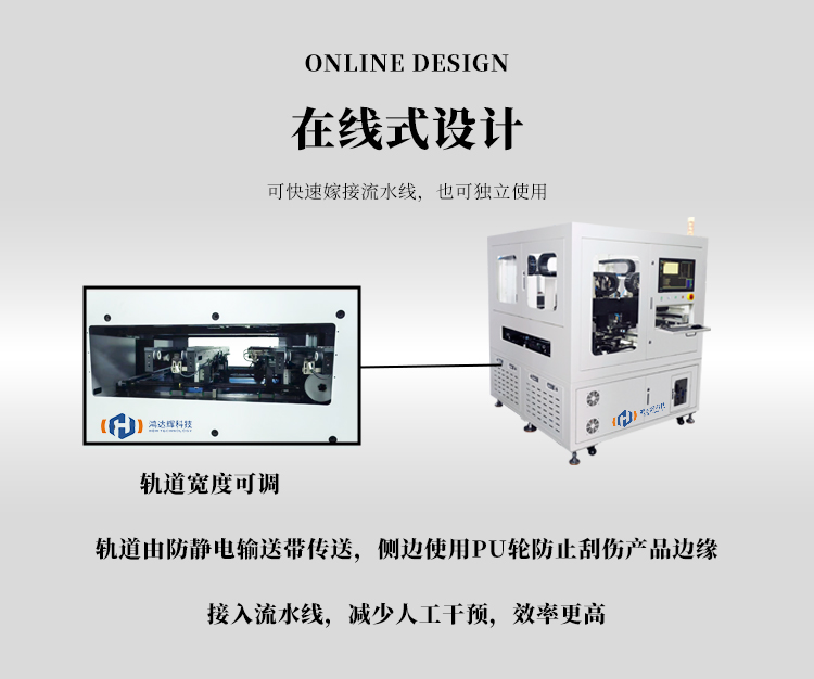 在線式點膠機(jī)HDH-1159M在線式功能展示圖